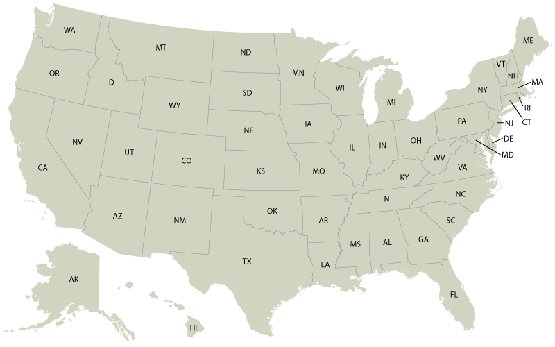 Map of USA