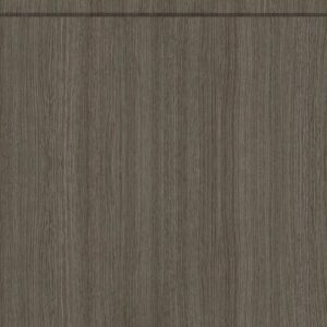 Close-up of wood grain cabinet door in neutral tones.