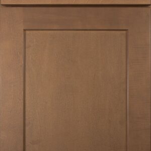 Wooden kitchen cabinet door with a simple rectangular design.